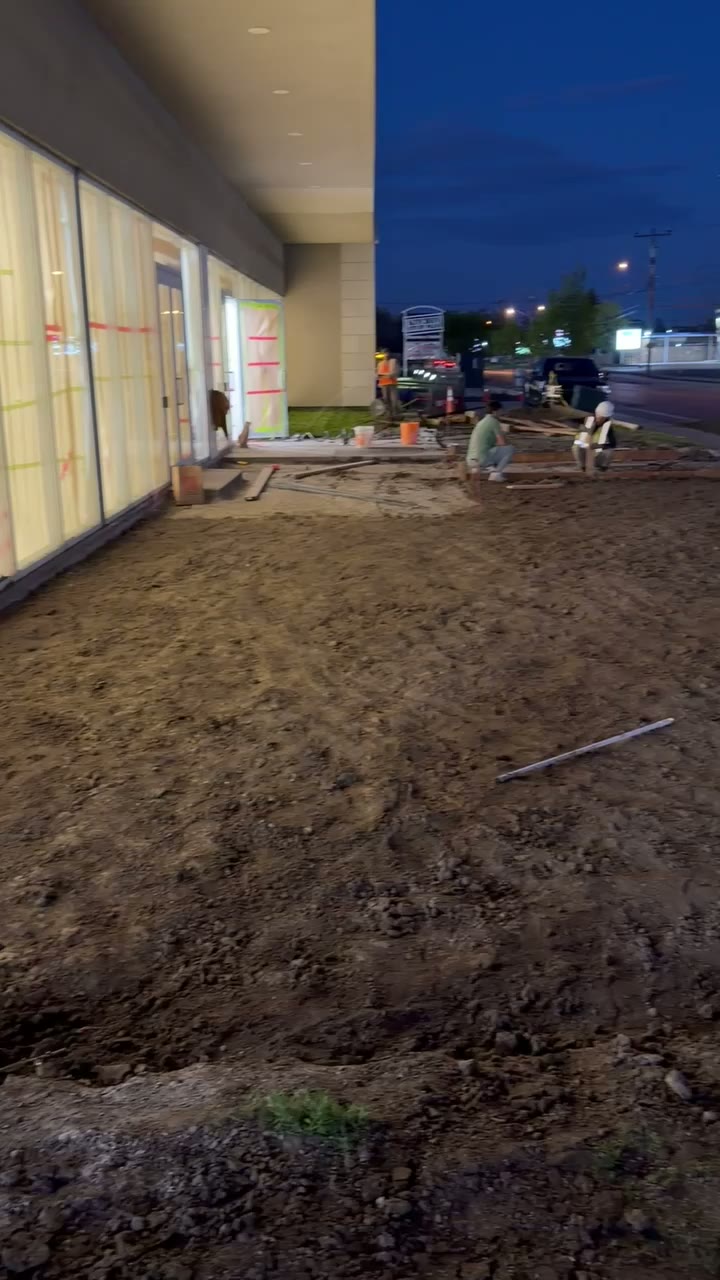 Exterior Grading After Hours